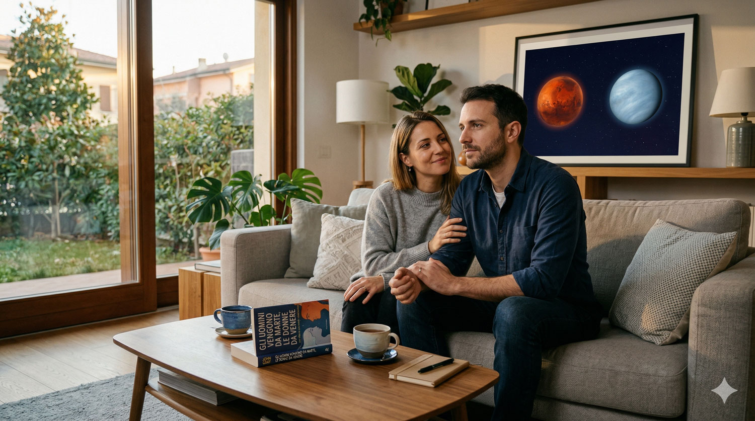 Uomini da Marte donne da Venere differenze nella coppia